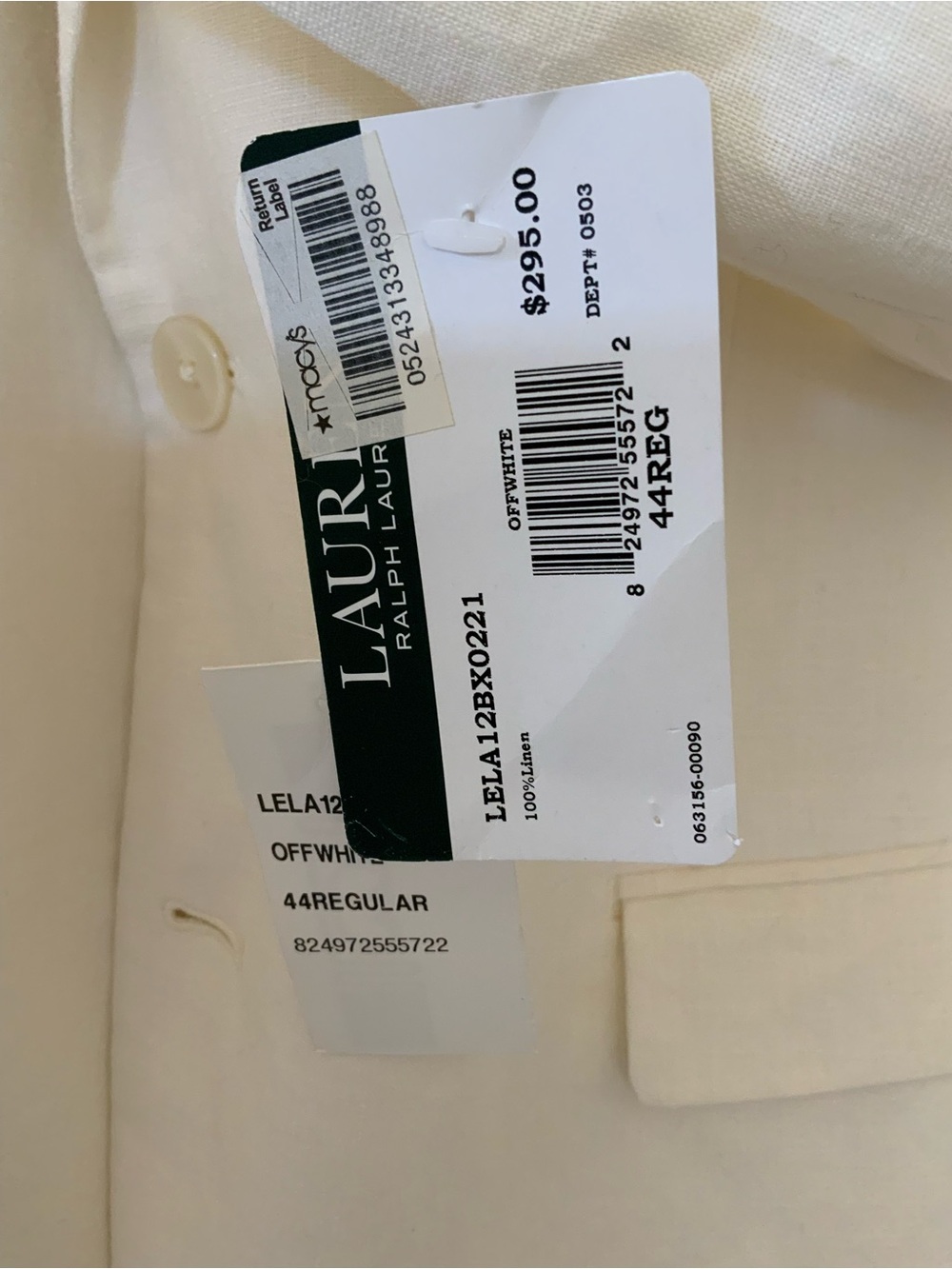Ralph Lauren Linen Sports Jacket Blazer - Picture 3 of 6